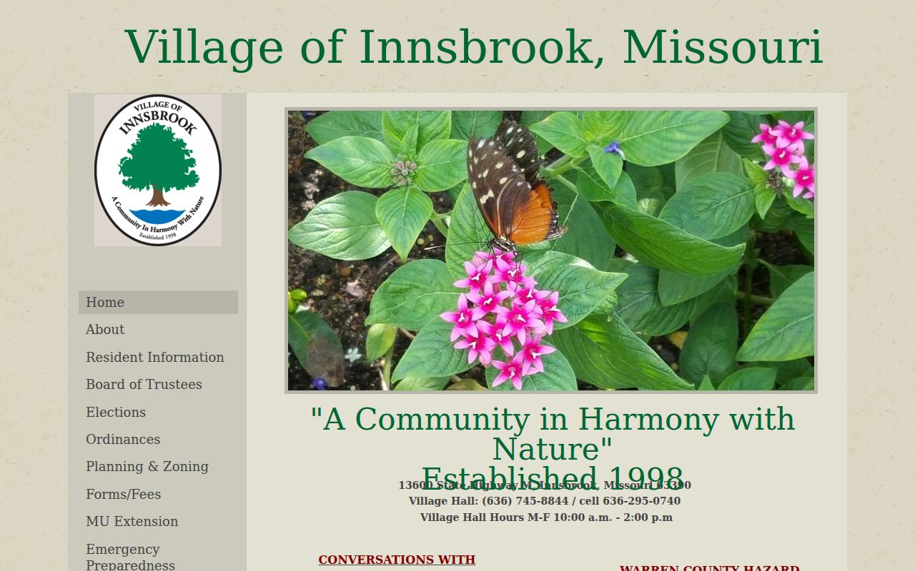 Innsbrook court docket village government record route