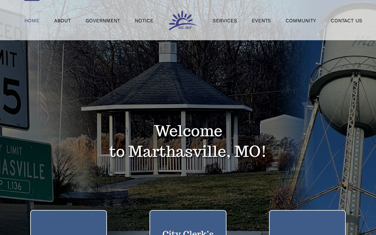 Marthasville court docket municipal government source