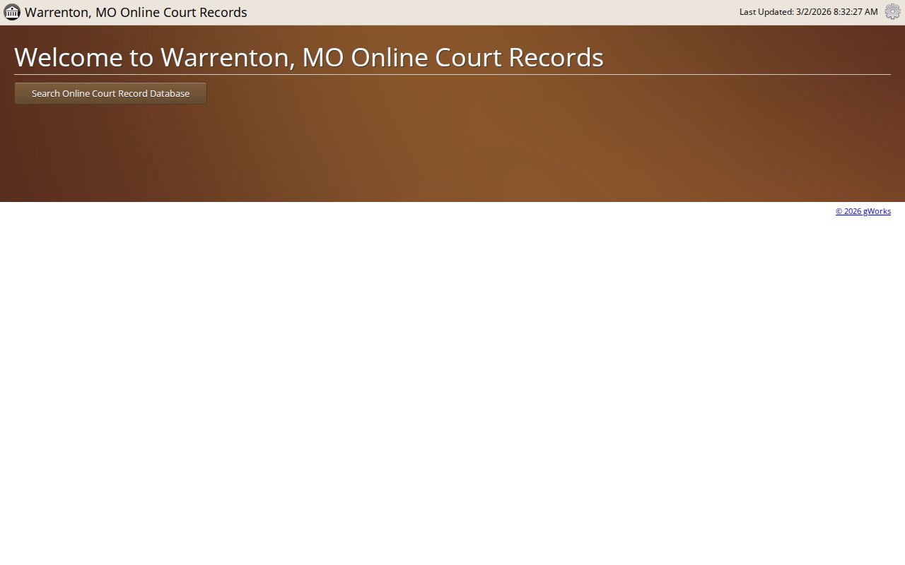 Warrenton court docket municipal court public record search